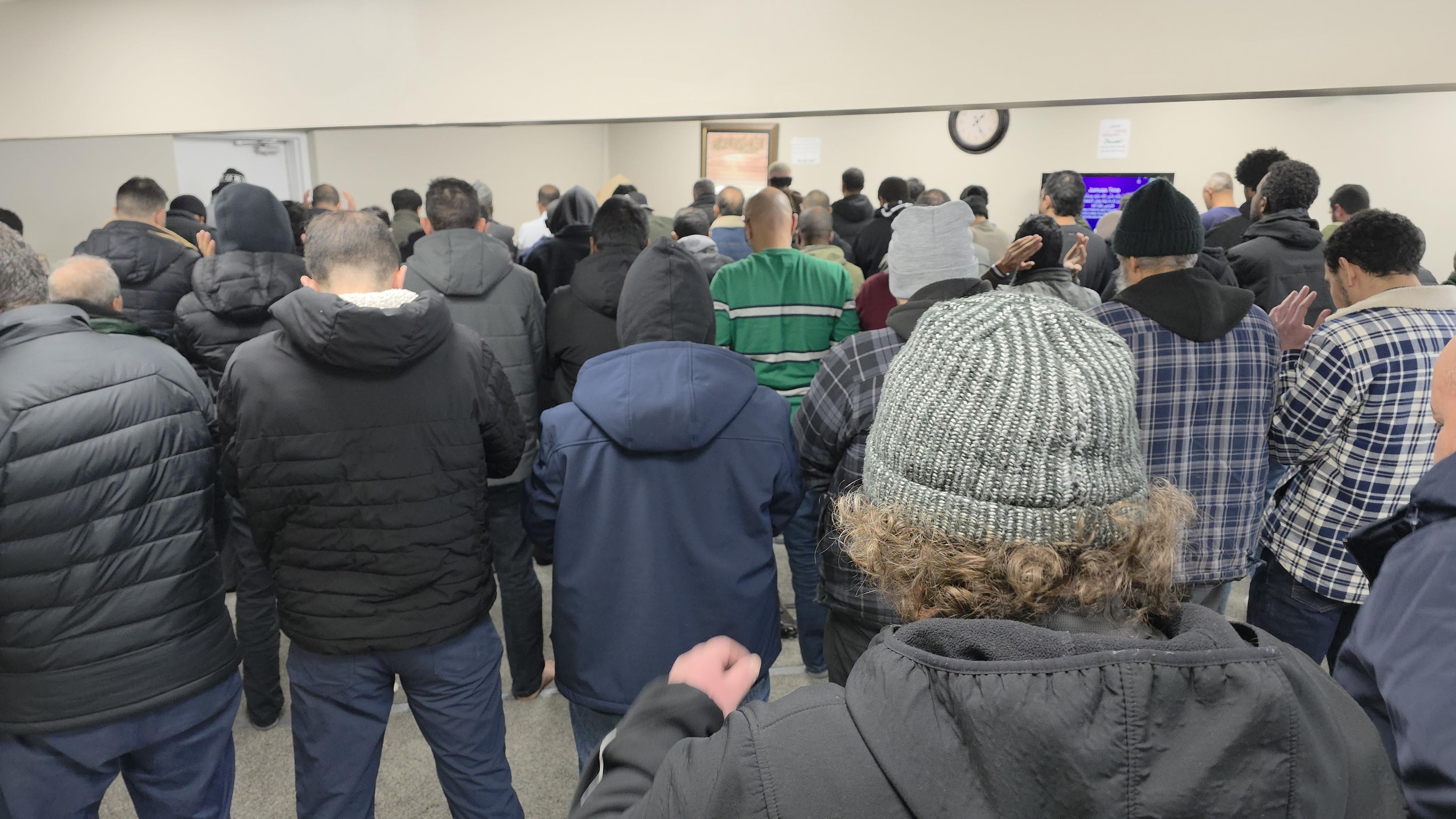 Congregation at Assiddiq Islamic Foundation